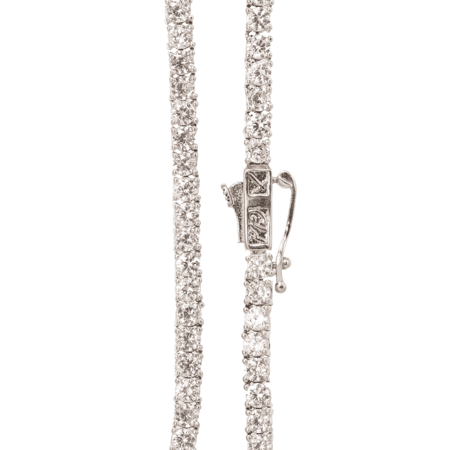 14" 3mm Tennis Necklace