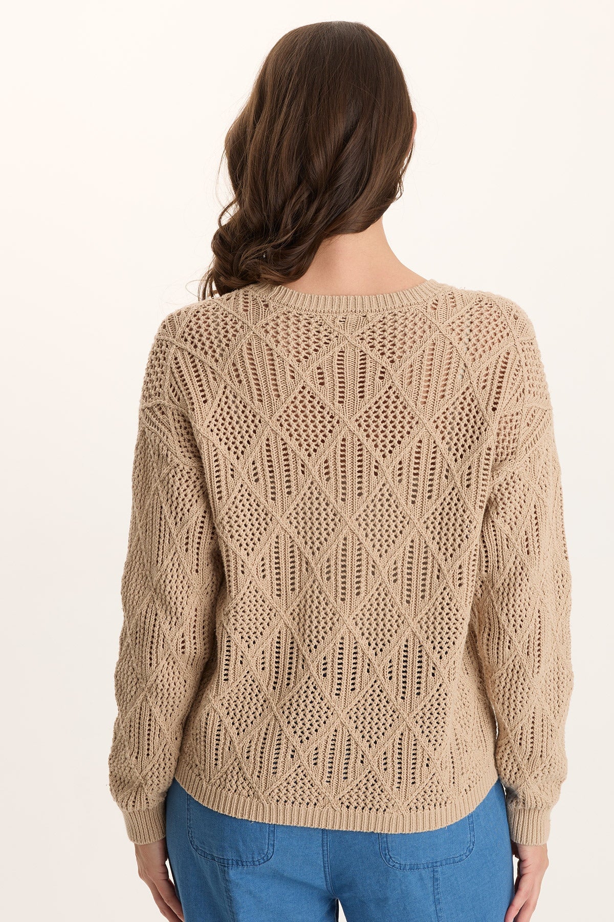 Rothwell Cotton Knit Relaxed-Fit Sweater Top