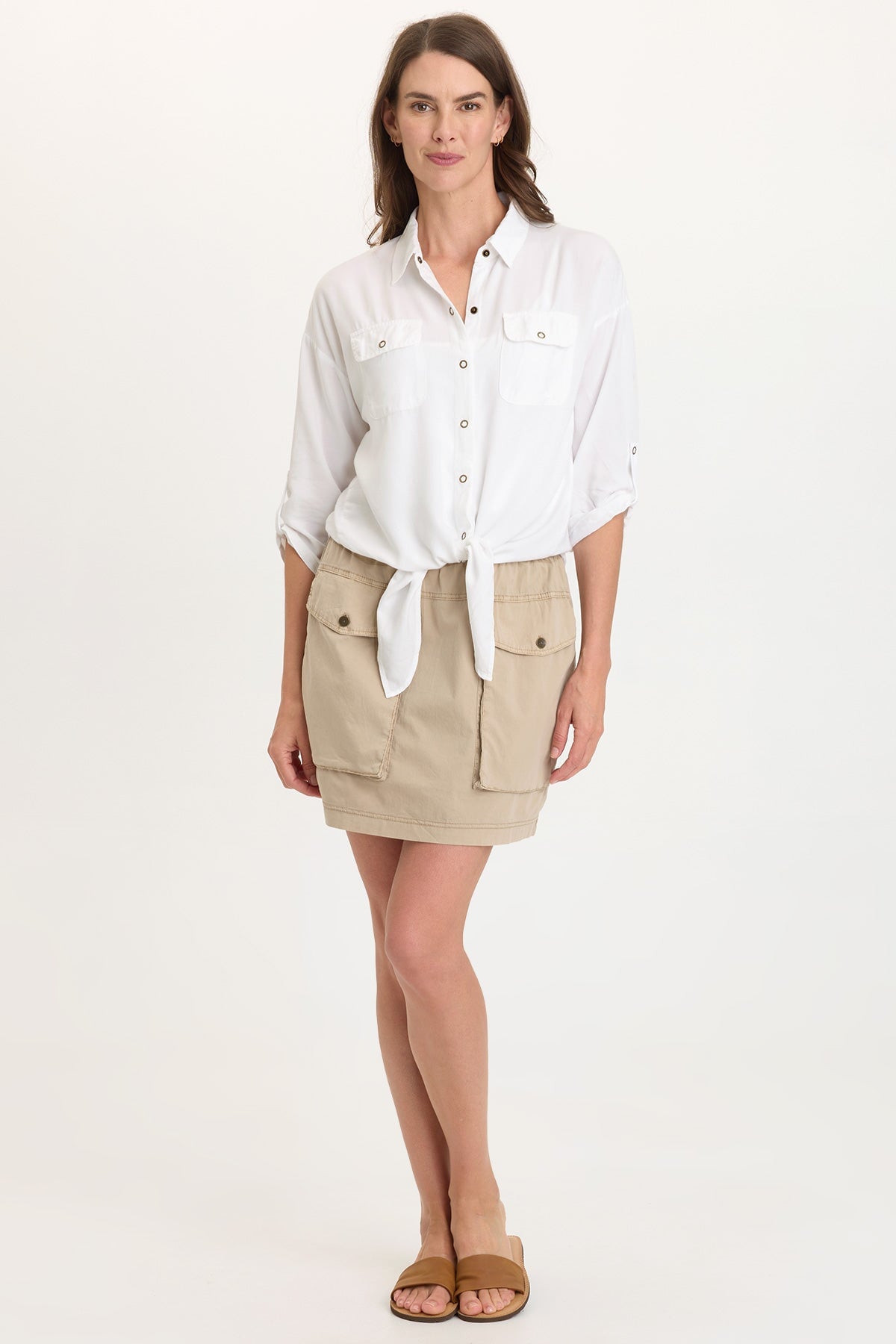 Sunder Poplin Mini Skirt