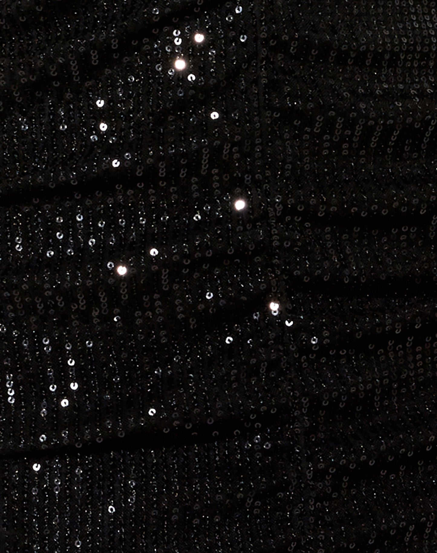 Denila Bodycon Dress in Drape Sequin Black