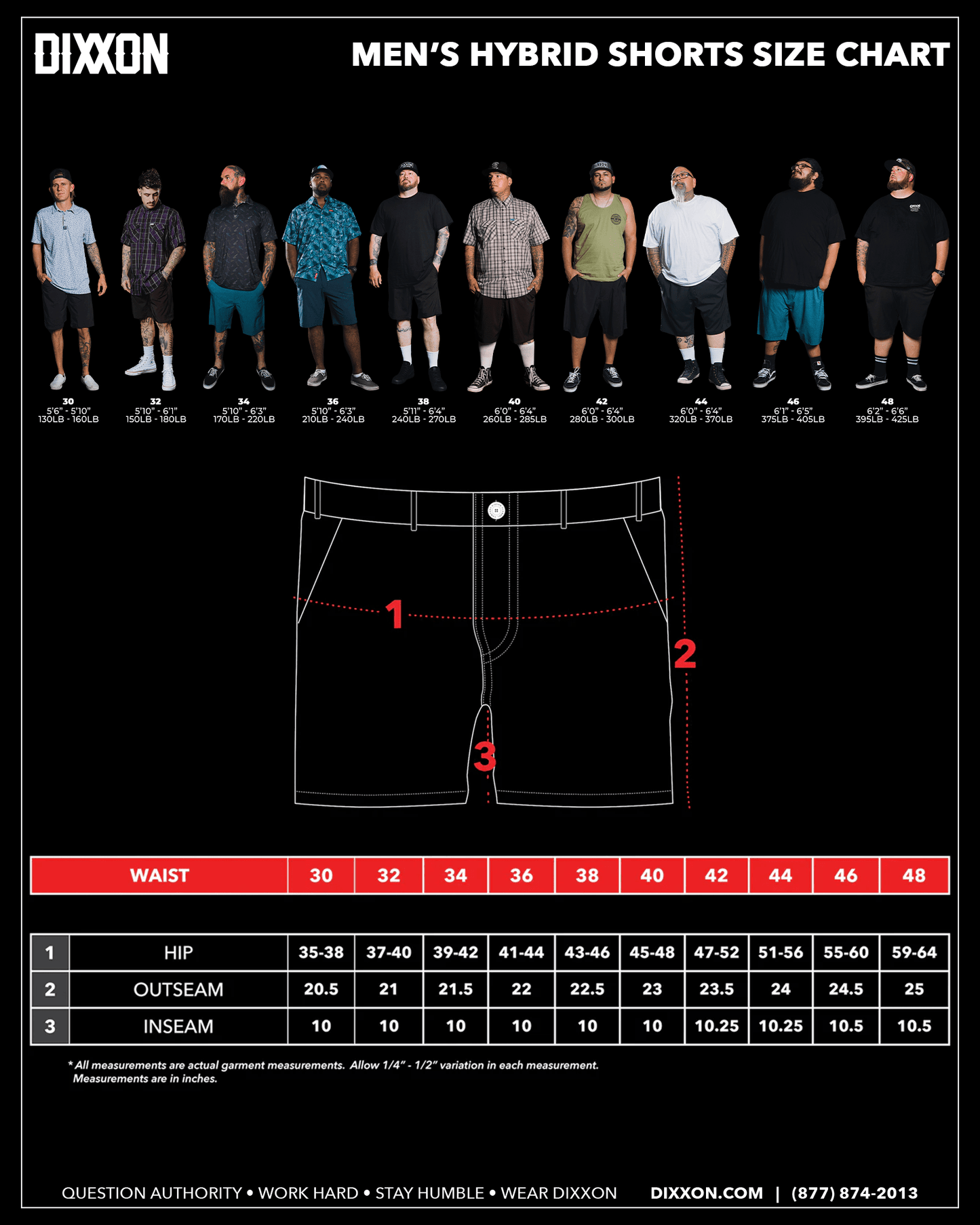 Hybrid Shorts - Black
