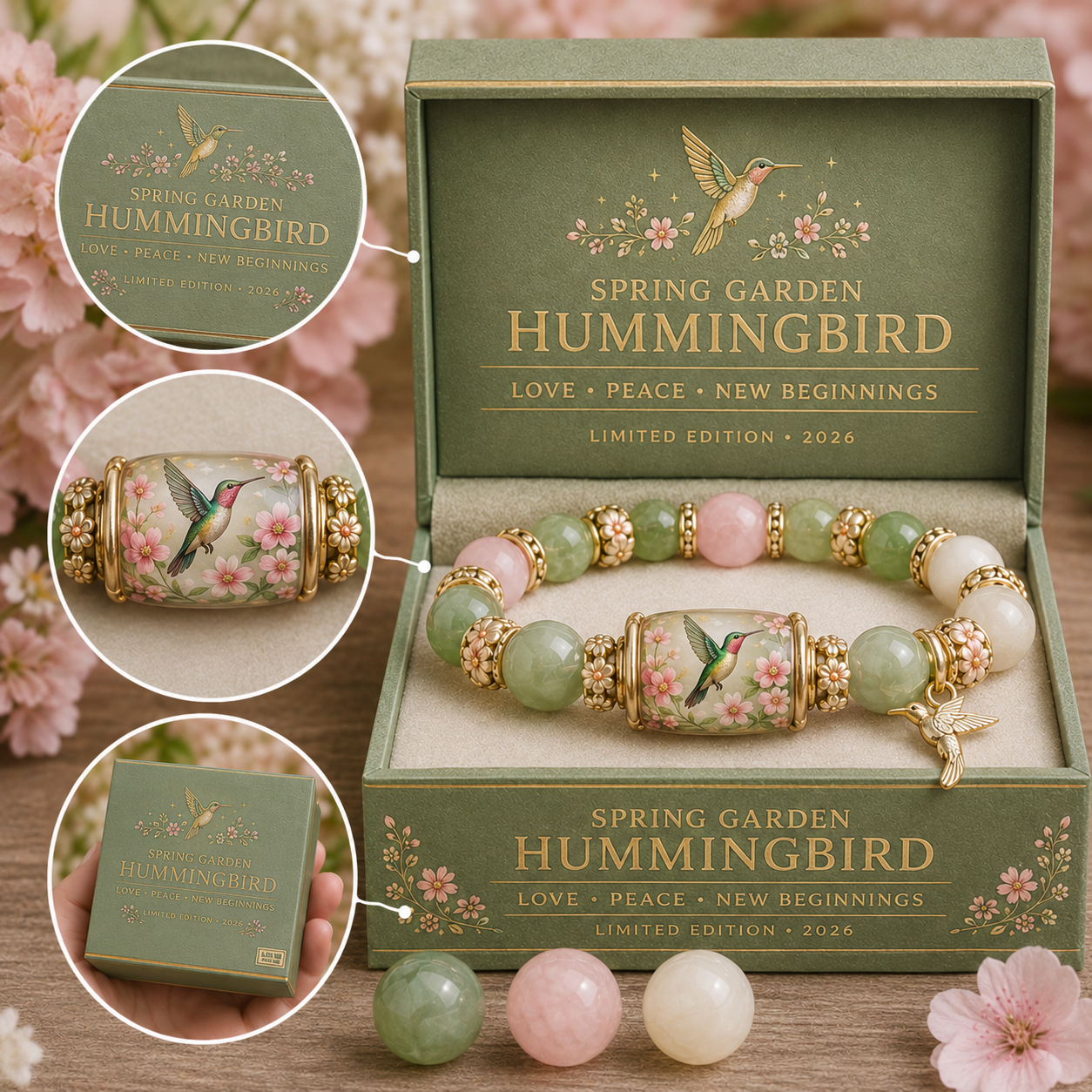 🔥Hot Sale 49% off🌿 Love, Peace & Spring Blessings 💖 | 2026 Limited Edition Bracelet