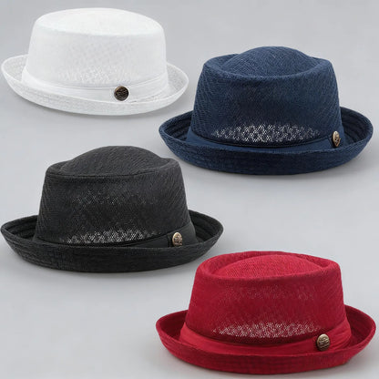 🥳2026 HOT SALE💥50% OFF NOW✨☀️Summer Breathable Mesh Pork Pie Hat