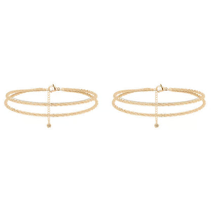 🔥✨Minimalist Layered Shiny Anklet For Women