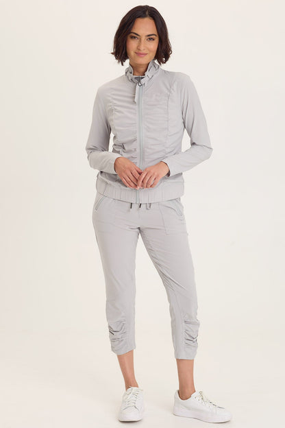 Momentum Whisper Stretch Ruched Active Jacket