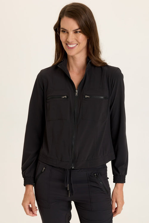 Quinn Active Ruched Bomber