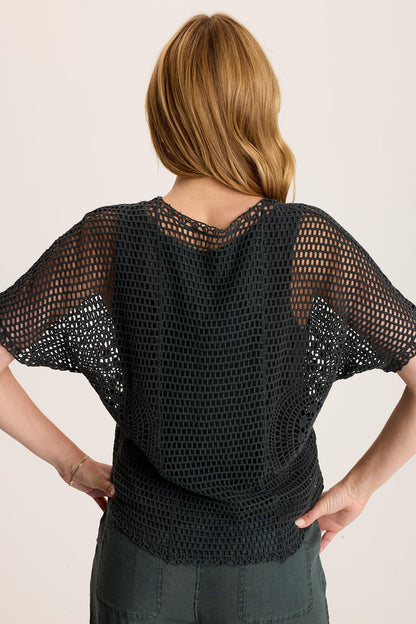 Centre Crochet Layered Top