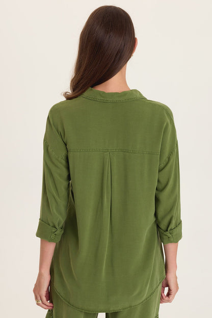 Dusten Lightweight Oversize Button-Up