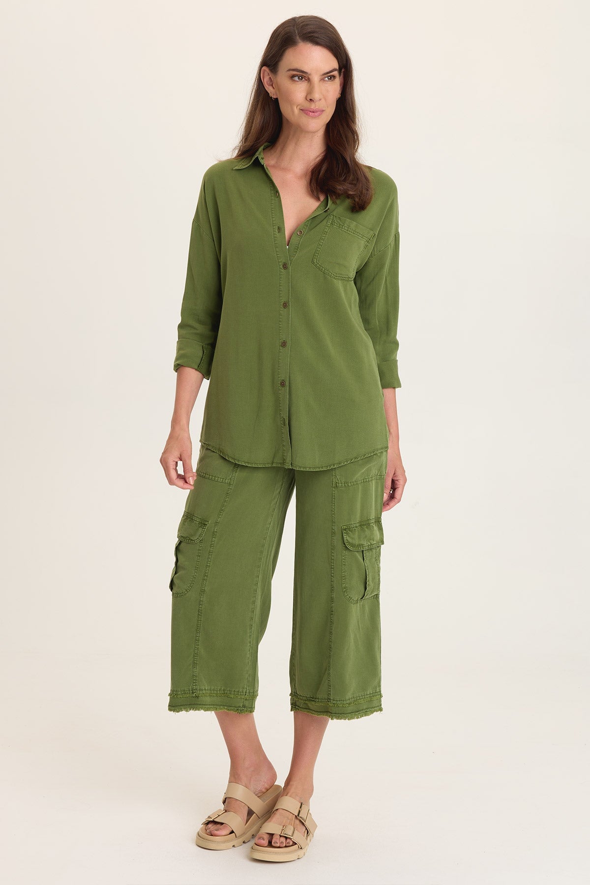 Dusten Lightweight Oversize Button-Up