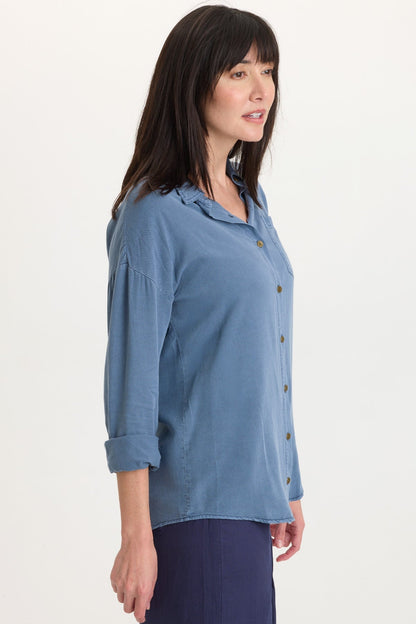 Dusten Lightweight Oversize Button-Up