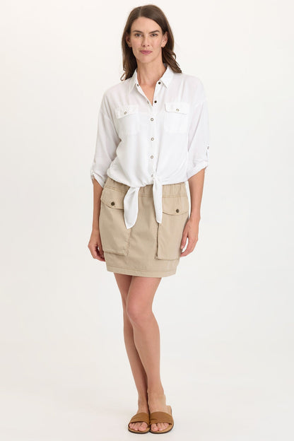Sunder Poplin Mini Skirt