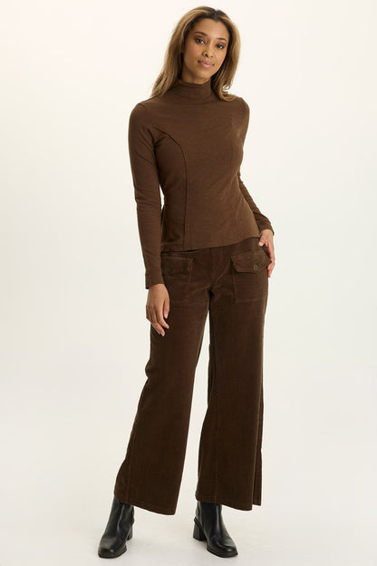 Veera Wide-Leg Corduroy Pant