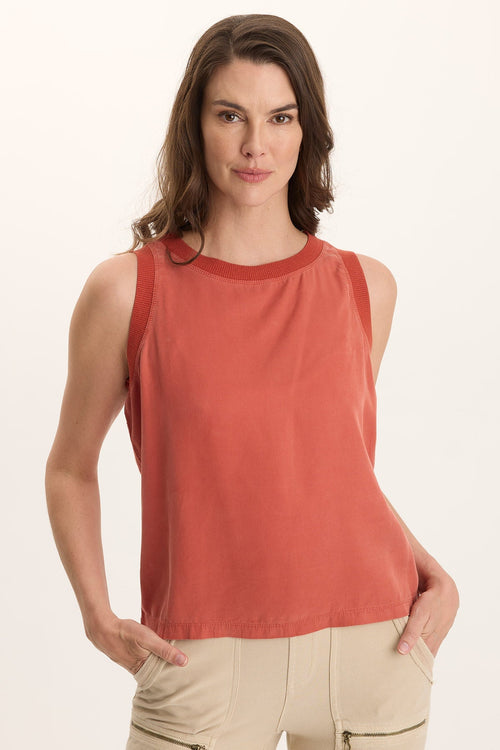 Katrine Soft Twill Elevated Tank