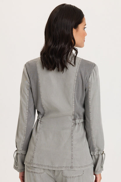 Hall Four Pocket Cinchable Twill/Rib Jacket