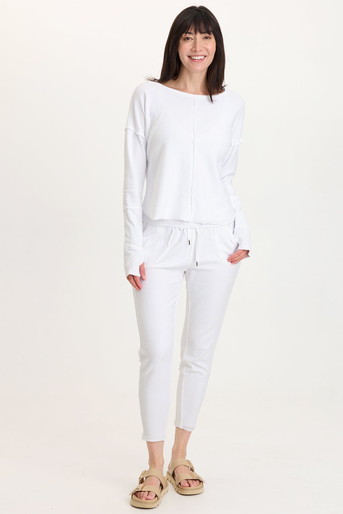 Kiefer Slim Leg Crepe Knit Pant