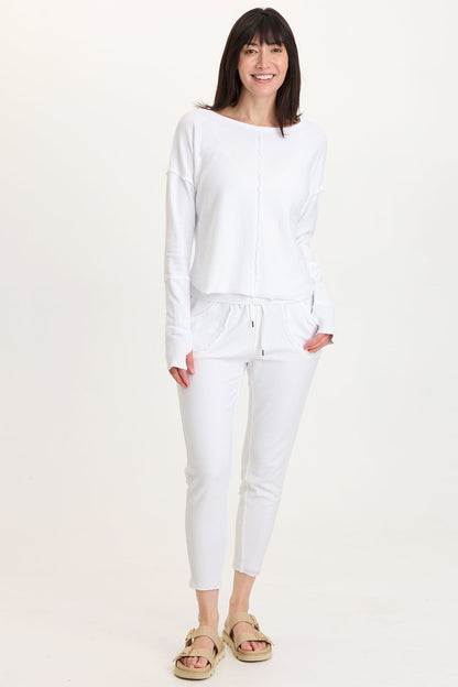 Kiefer Slim Leg Crepe Knit Pant