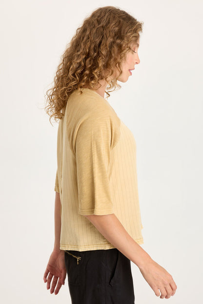 Jory Pinstripe Raglan Top