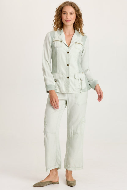 Maela Twill Relaxed Blazer