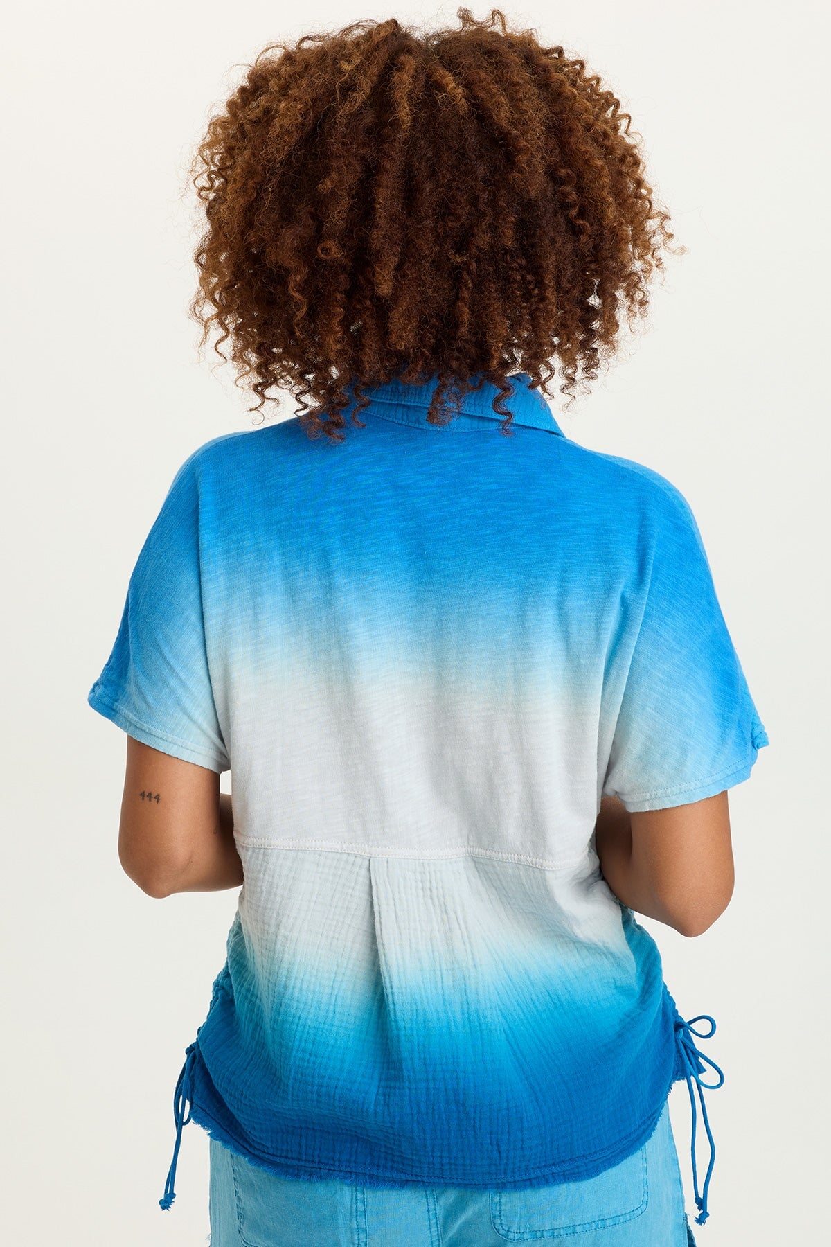 Creston Gauze Snap-Up Top