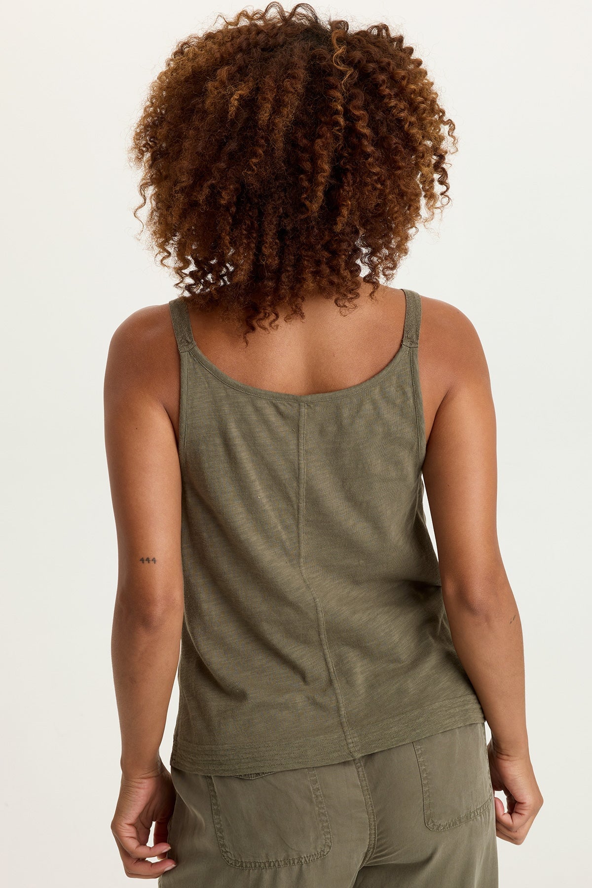 Faizon Twill Buckle Straps Tank