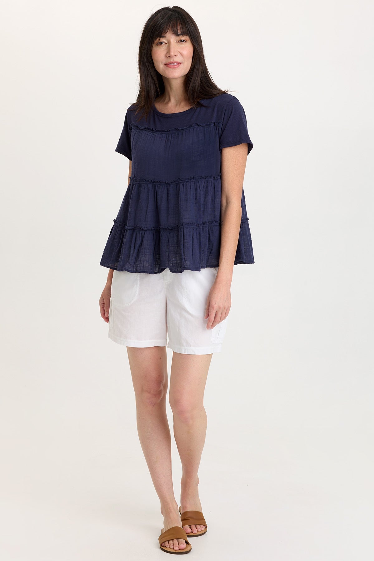 Balinda Gauze Babydoll Top