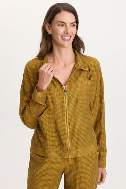 Ryker Waffle Weave Zip-Up Jacket