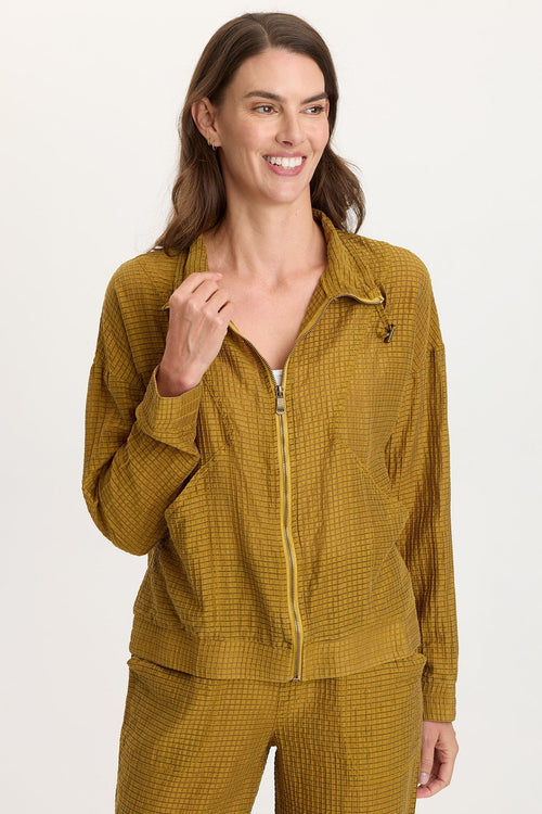 Ryker Waffle Weave Zip-Up Jacket