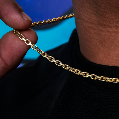 Box Chain + Simple Heart Lariat Necklace