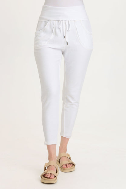 Kiefer Slim Leg Crepe Knit Pant