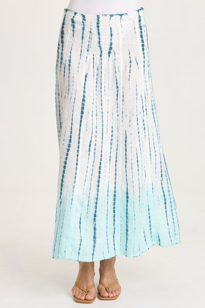 Blake Linen Smocked Skirt/Dress