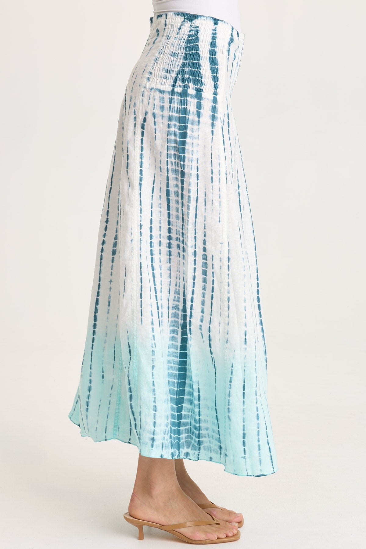 Blake Linen Smocked Skirt/Dress