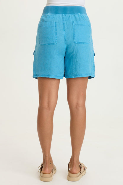 Jayci Linen Cargo Short
