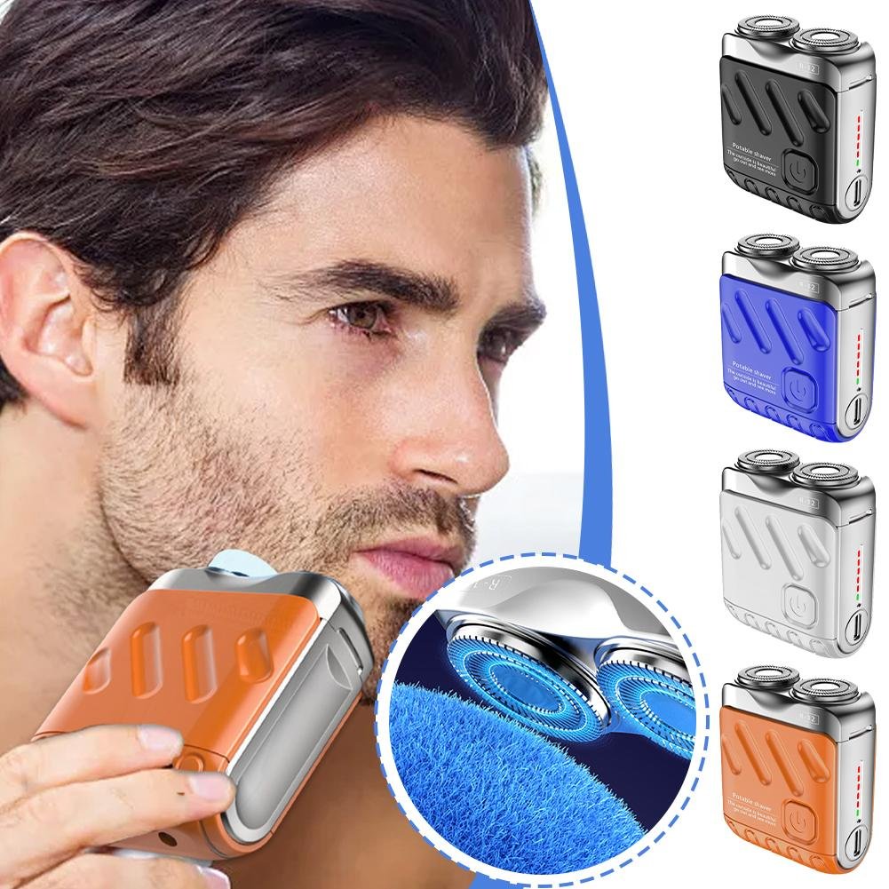 💥2026 Hot Sale🔥Portable Rotary Dual Ring Electric Shaver
