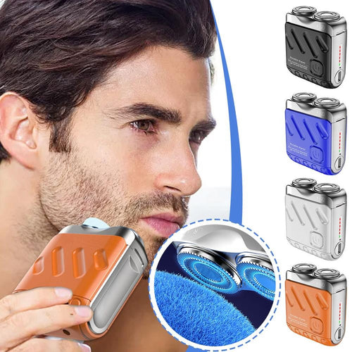 💥2026 Hot Sale🔥Portable Rotary Dual Ring Electric Shaver
