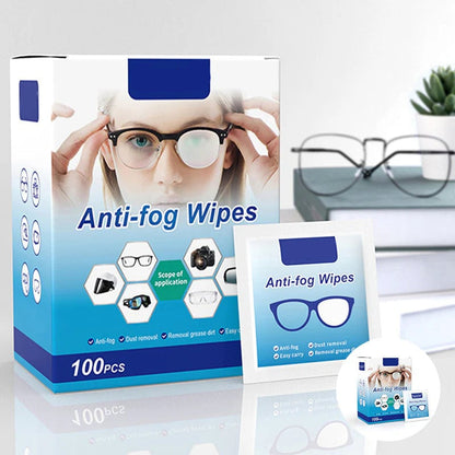 🔥Buy 2 Get 1 Free🔥Anti-Fog Lens Wipes(100 Pcs)