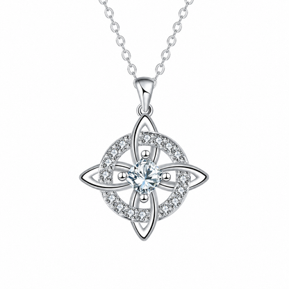 Mystical Birthstone Witches Knot Necklace – Natural Crystal🔮💞Protect Your Loved Ones