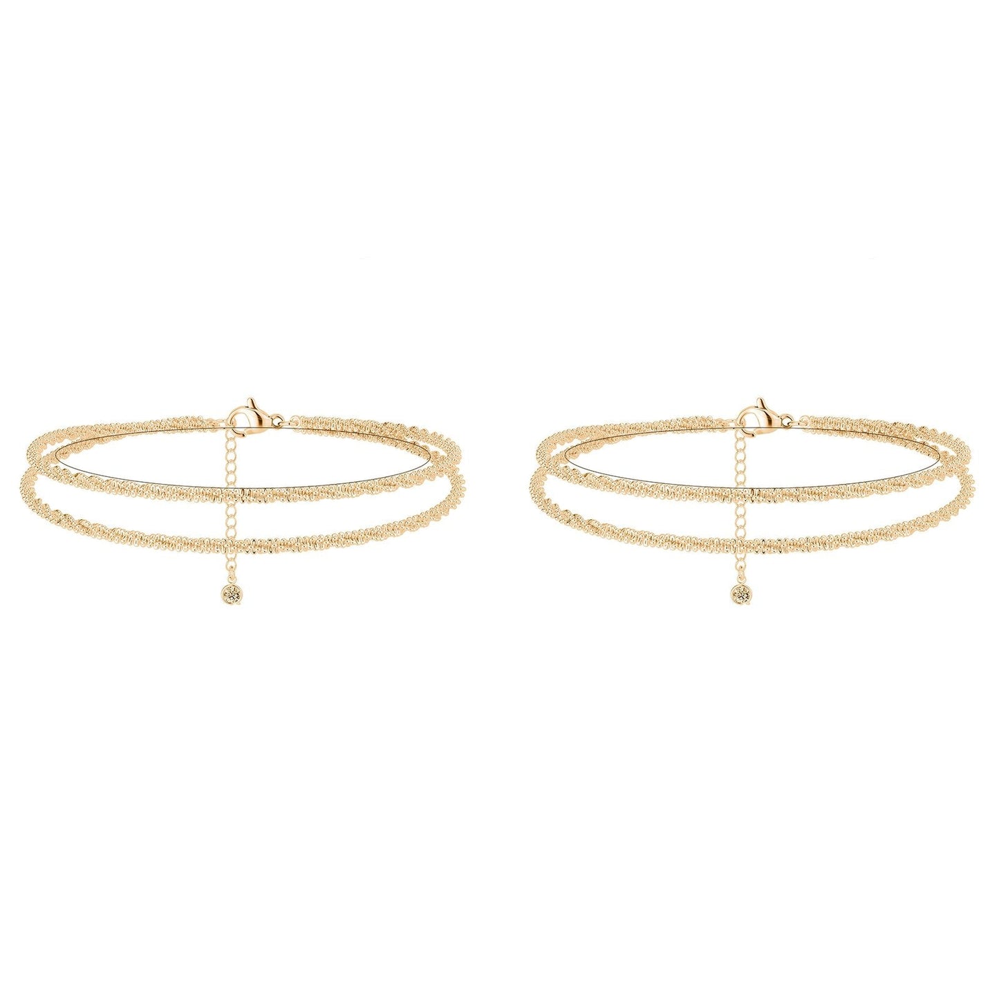 🎁Final Day: Only $15.99🎉🔥Dainty Layered Anklet For Women