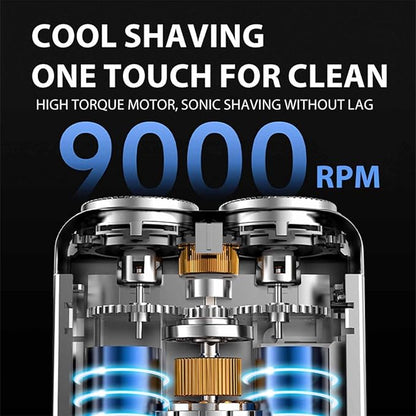 💥2026 Hot Sale🔥Portable Rotary Dual Ring Electric Shaver