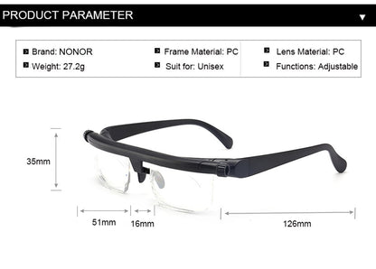 🔥Buy 2 Get 1 Free😍ADJUSTABLE FOCUS GLASSES NEAR AND FAR SIGHT