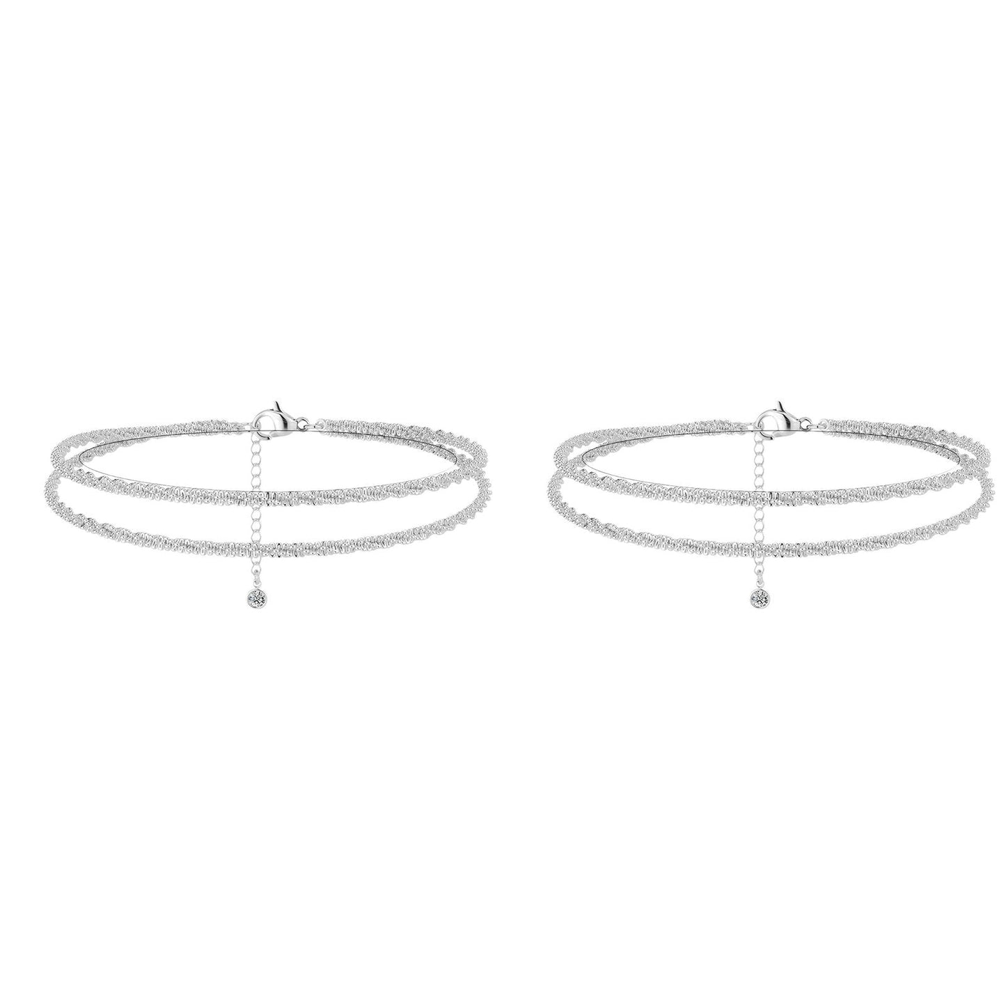 🎁Final Day: Only $15.99🎉🔥Dainty Layered Anklet For Women