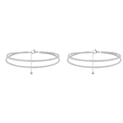 🎁Final Day: Only $15.99🎉🔥Dainty Layered Anklet For Women