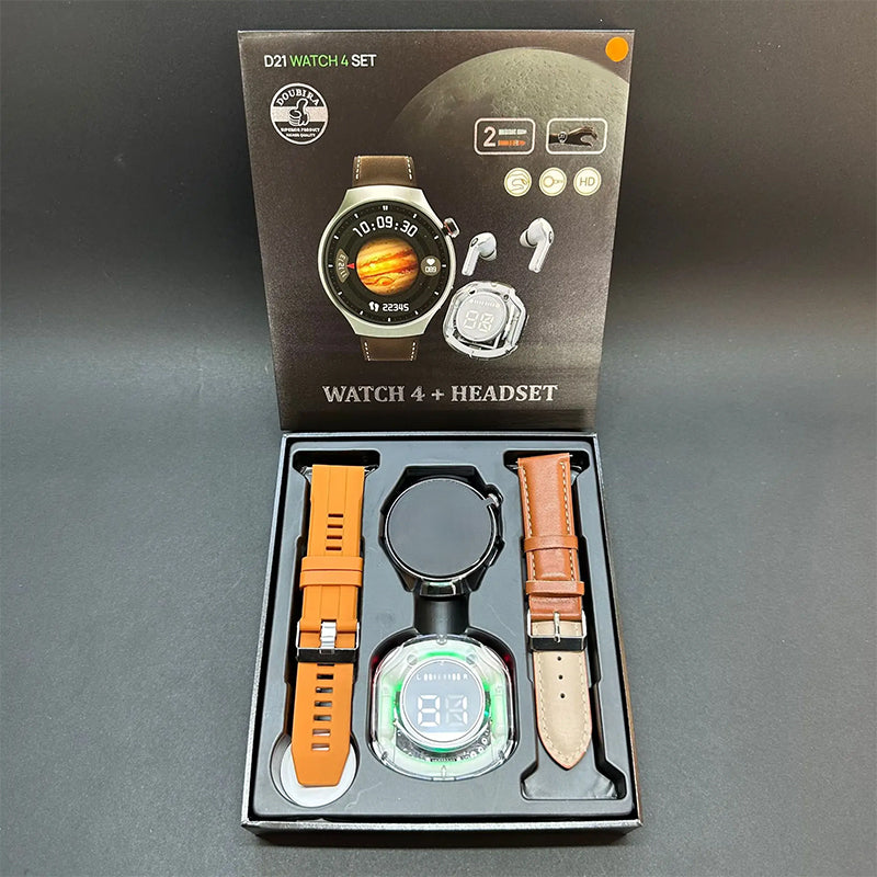 ⌚🎧FusionFit Pro Set - D21 watch4 SET