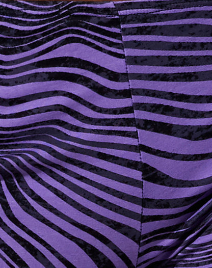 Eda Flare Trouser in Desert Terrain Purple