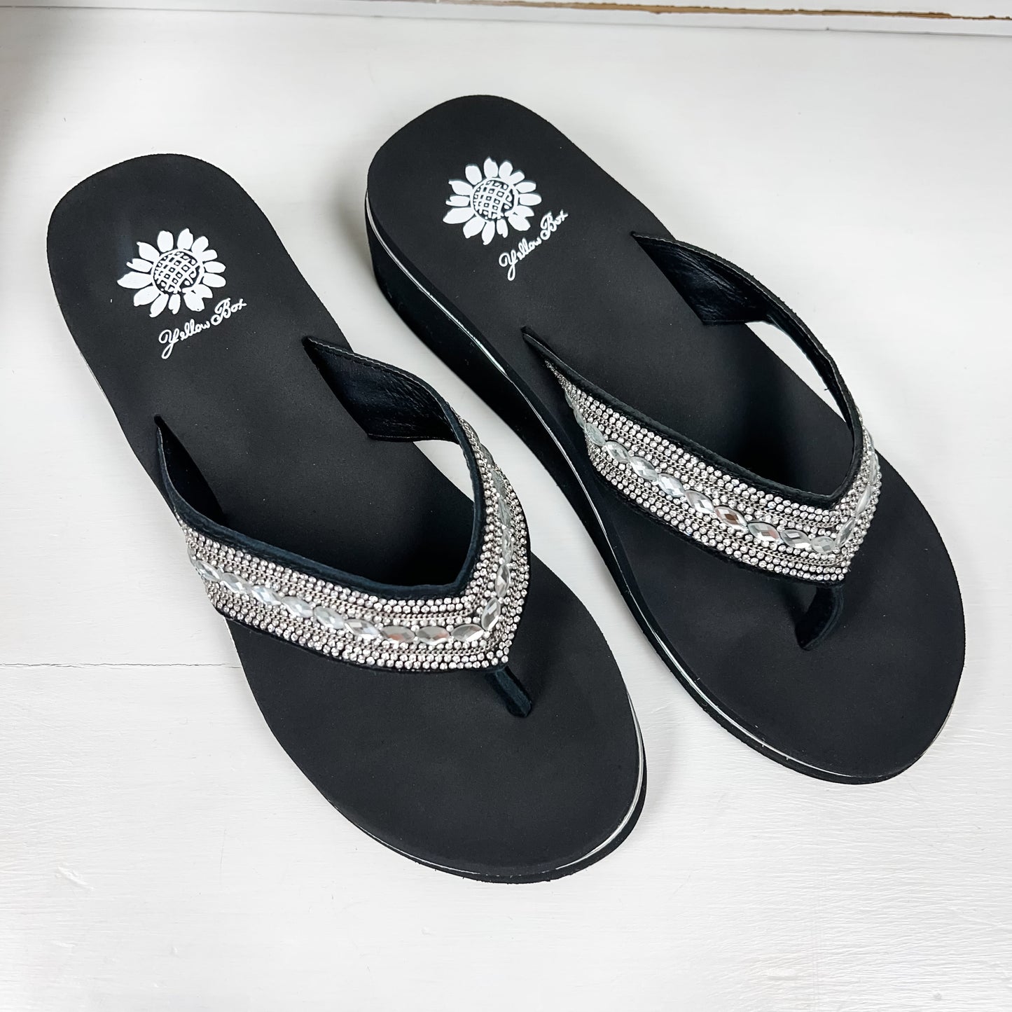 Marcy Wedge Sandal - Clear