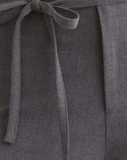 Diomira Trouser in Grey with Tie
