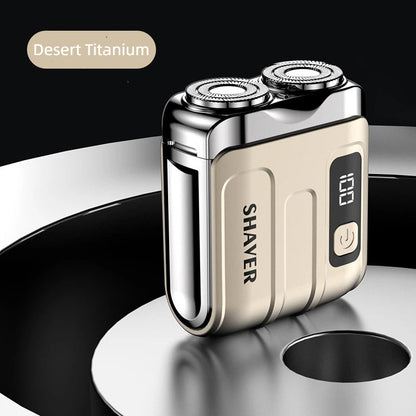 💥2026 Hot Sale🔥Portable Rotary Dual Ring Electric Shaver