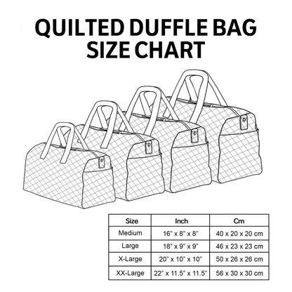 Hippie Journey Quilted Duffle Bag YS12