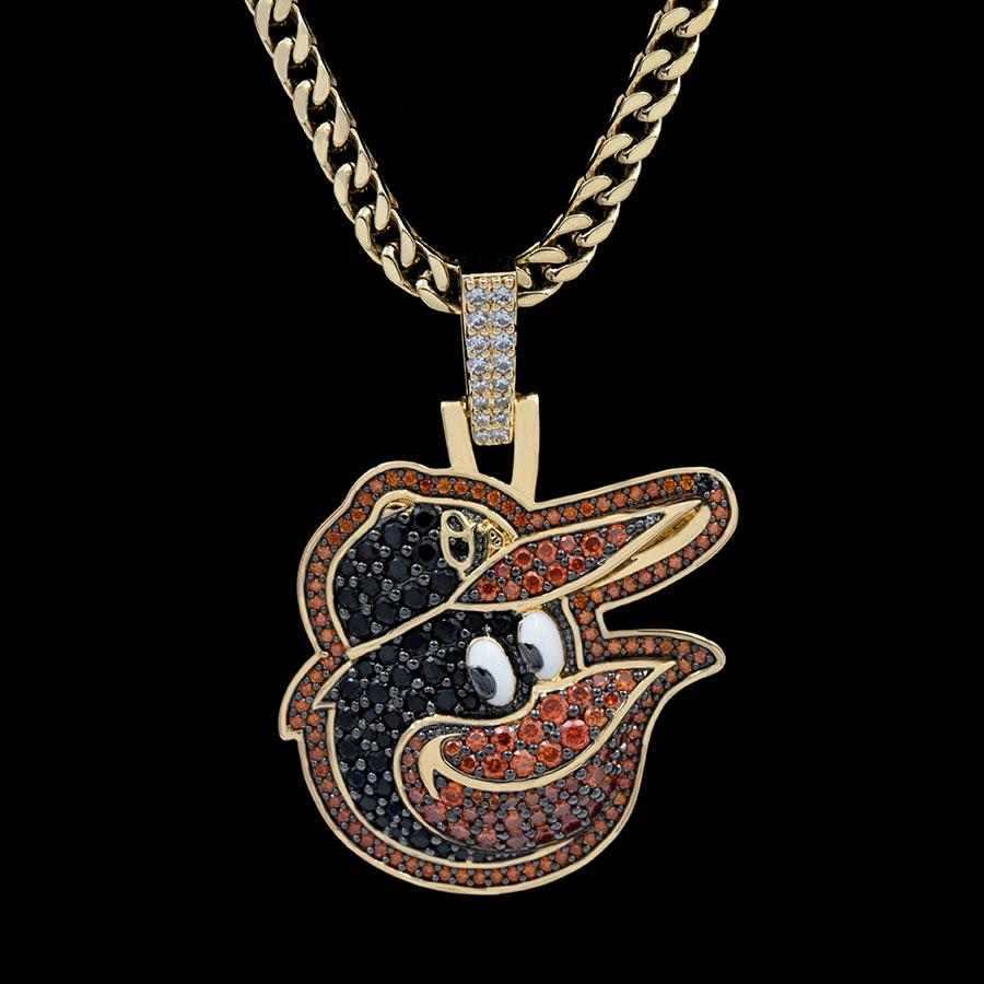 Baltimore Orioles Official MLB Logo Pendant