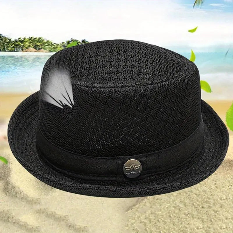🥳2026 HOT SALE💥50% OFF NOW✨☀️Summer Breathable Mesh Pork Pie Hat