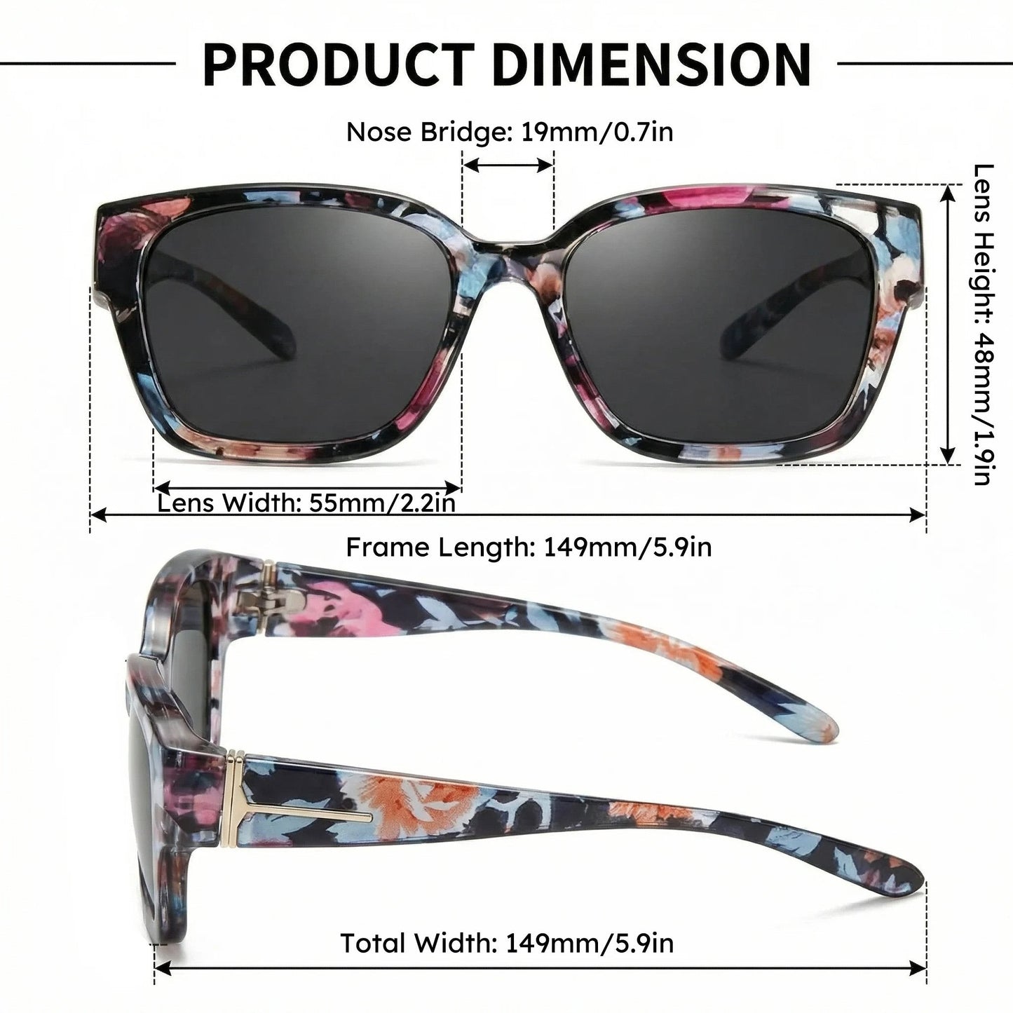 ✨LAST DAY SALE 50% OFF😎Fitover Polarized Sunglasses | UV400 & Anti-Blue Light
